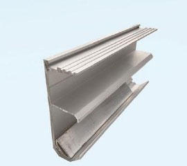 Lightweight aluminum track