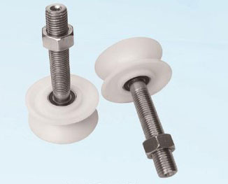 Medium sized upper guide wheel